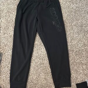 Adidas Black Joggers with Logo